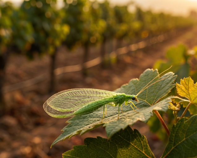 Chrysoperla carnea en vid peruana