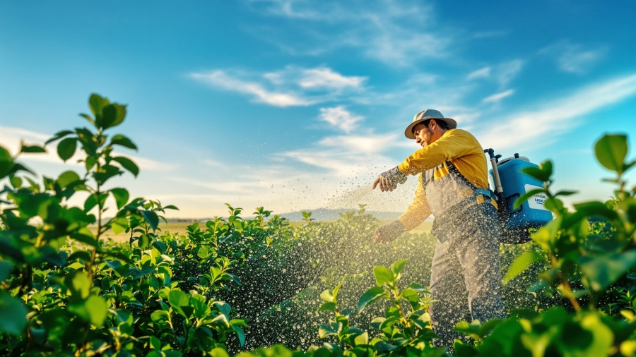Ledalgae aplicacion foliar en vid y arandano
